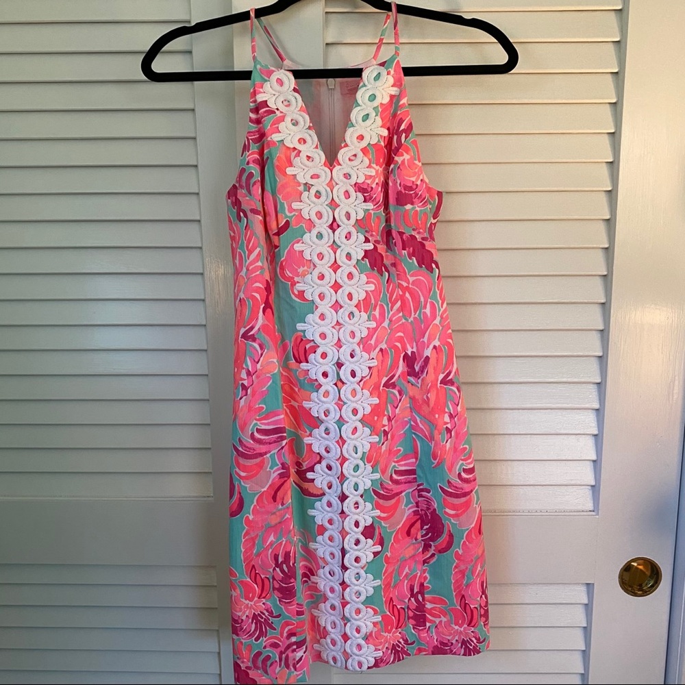 Lilly Pulitzer Lace-Front Spaghetti Strap Dress